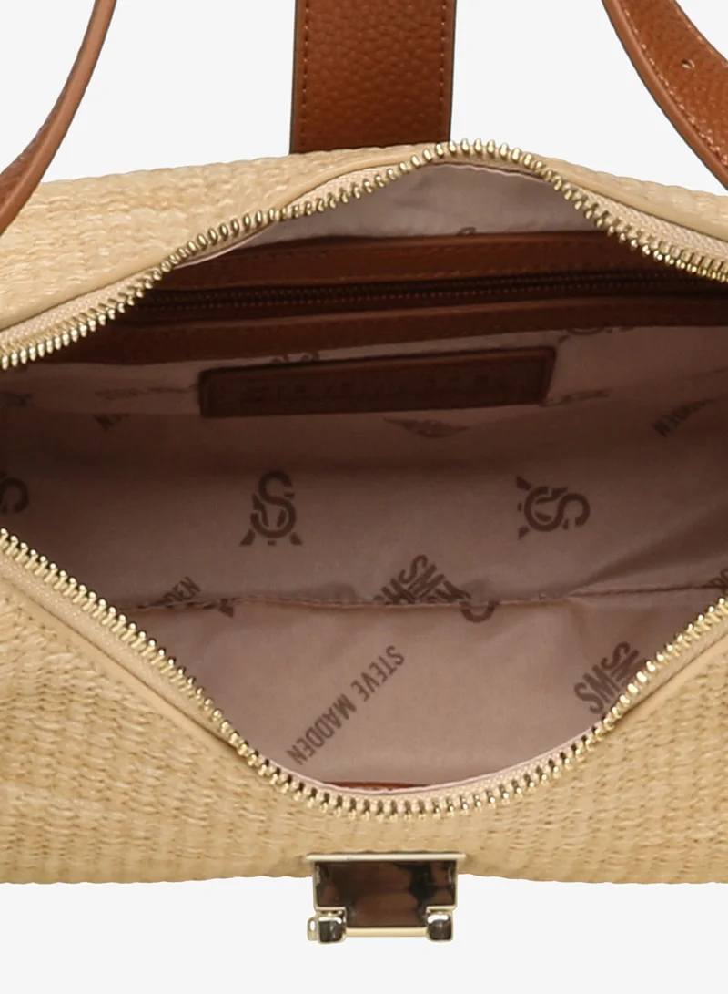 STEVE MADDEN  Textured Straw PU Hobo for Women | Best Price UAE